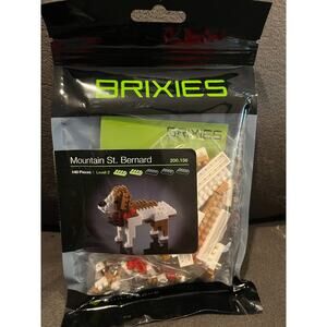 Brixies 140 piece building set- Mountain St. Bernard-NIB